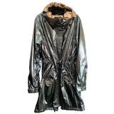 SCOTCH & SODA - Metallic Hooded Coat Sz 4