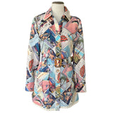 ZIMMERMANN - Postcard Shirt Mini Dress Sz 2