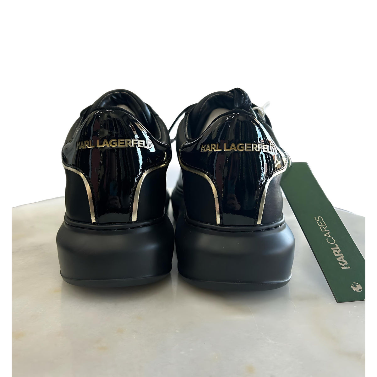 KARL LAGERFELD - Kapri Rhinestone Sneakers Sz 38