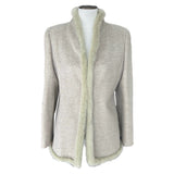 VALENTINO - Wool / Angora Fur Trim Jacket