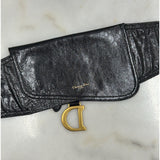 DIOR - Leather Saddle Belt Bag