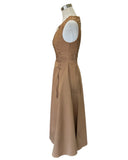 SCANLAN THEODORE - Cotton Sateen Almond Cargo Dress Sz 6