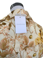 ZIMMERMANN - Rosa Roll Cuff Linen Jumpsuit Sz 1