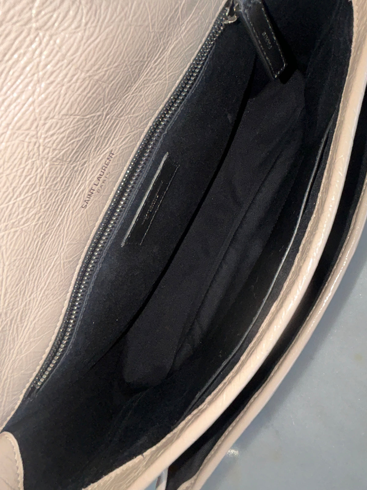 SAINT LAURENT - Niki Bag in Beige Leather (Medium)