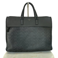 BALLY - Black Leather Brako Tote / Weekender Bag