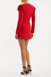 REBECCA VALLANCE - Red Karina Mini Dress Sz 12