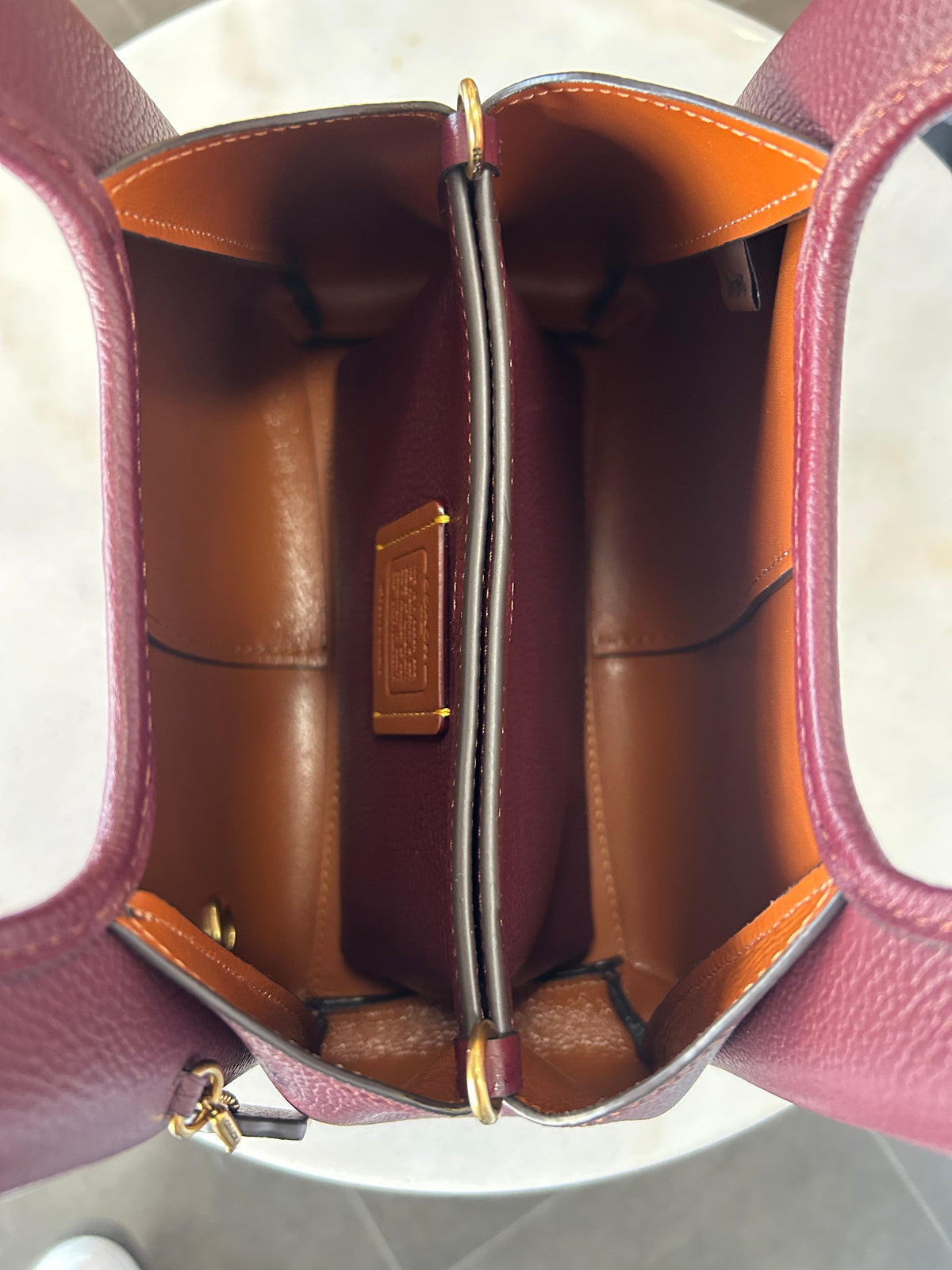COACH - Lana 23 Shoulder Bag - Burgundy Merlot