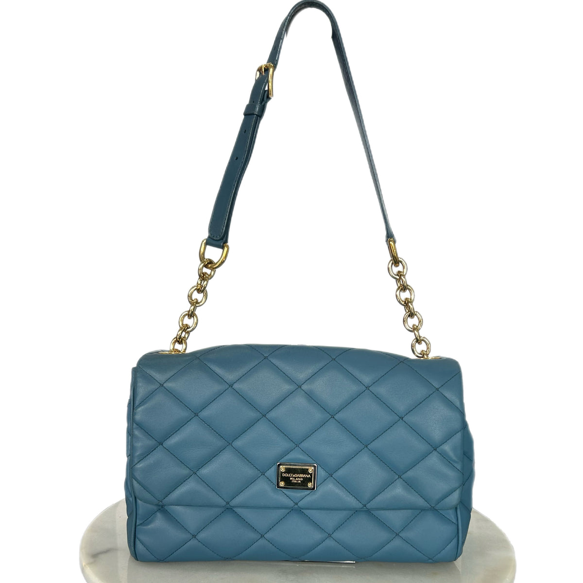 DOLCE & GABBANA - Miss Kate Quilted Leather Shoulder Bag