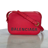 BALENCIAGA - Everyday Red Leather Camera Bag