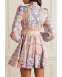 ZIMMERMANN - Kaleidoscope Buttoned Mini Dress Sz 3