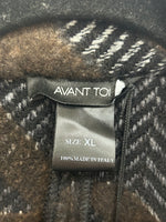 AVANT TOI - Felted Wool- Blend Houndstooth Coat Sz XL
