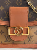 LOUIS VUITTON - Dauphine  MM Bag Reverse Monogram
