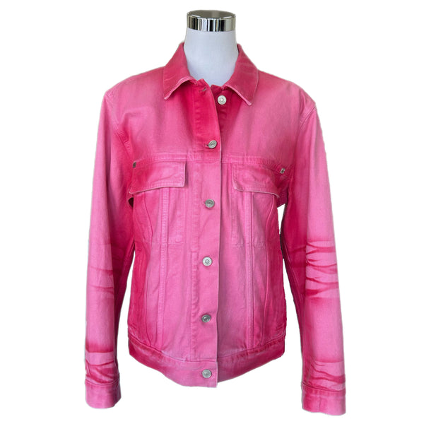 GIVENCHY - Luster Denim Jacket in Pink Sz S