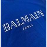BALMAIN - Blue Logo Tank Top Sz 8-10