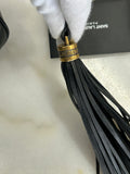 SAINT LAURENT - Lou Black Soft Quilted Leather Camera Bag