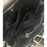 PRADA - Black Nappa Leather Top Handle Bag