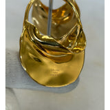 CELINE - Large Swirl Hoop Earrings