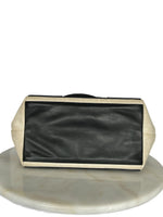 BALENCIAGA - Navy Cabas in Black/White Tote Bag