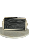 BALENCIAGA - Navy Cabas in Black/White Tote Bag