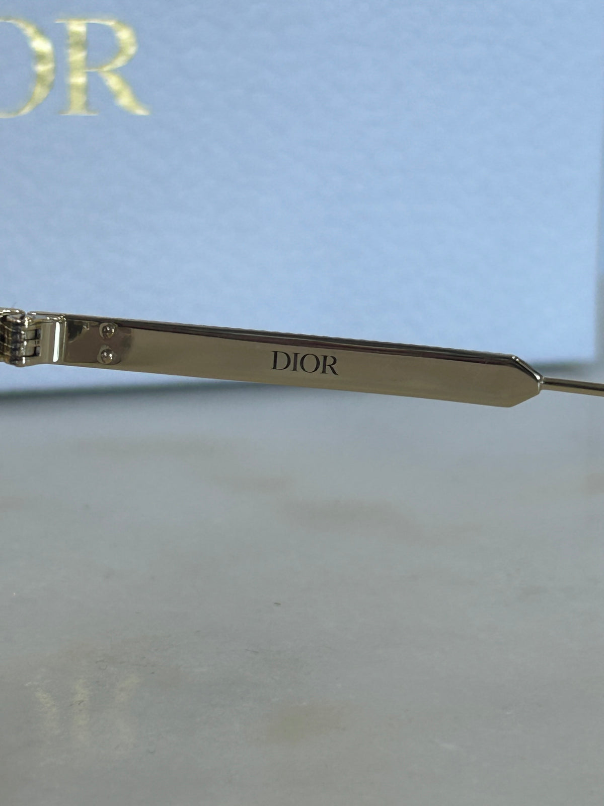 DIOR - DiorCannage S1U Gold Square Sunglasses