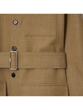BURBERRY - Safari Wool Shirt Jacket Sz IT 44