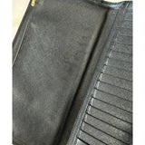 PRADA - Saffiano Black Leather Travel Wallet