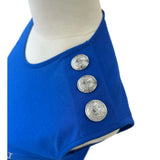BALMAIN - Blue Logo Tank Top Sz 8-10