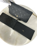 LOUIS VUITTON - Pochette Félicie Black Monogram Empreinte Leather