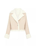 SASS & BIDE - Lamb Shearling 2 in 1 - Jacket & Coat Sz M