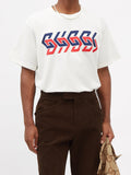 GUCCI - Mirror Logo White T-shirt Men’s XXL