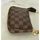 LOUIS VUITTON - Mini Pochette Accessories in Damier Ebene