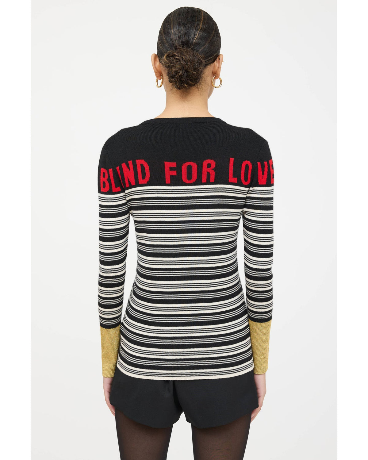 GUCCI - Cashmere Blind for Love Jumper Sz S