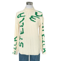 STELLA MCCARTNEY x Ed Curtis - Printed Wool-Blend Sweater Sz S