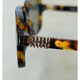 MIU MIU - Rectangle Frame Sunglasses