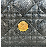 DIOR - Caro Pouch Chain Bag - Black Cannage Leather