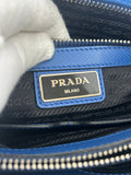 PRADA - Cobalt Blue Saffiano Leather Messenger Bag