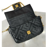 FENDI - Mini Baguette Black Bag