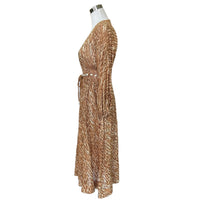 ZIMMERMANN - Tropicana Belted Midi Dress Sz 1