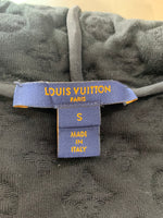 LOUIS VUITTON - Black Monogram Hooded Jacket Sz S