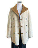 DIOR - Lamb Shearling Reversible Coat Sz IT 44