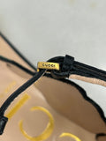 GUCCI - Ophelia Floral Embroidered Sandals Sz 39