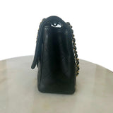 CHANEL - Black Quilted Classic Flap Shoulder Bag