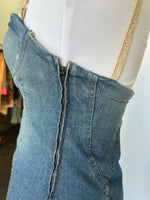 DOLCE & GABBANA - Denim Corset Fitted Dress Sz XS