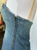 DOLCE & GABBANA - Denim Corset Fitted Dress Sz XS