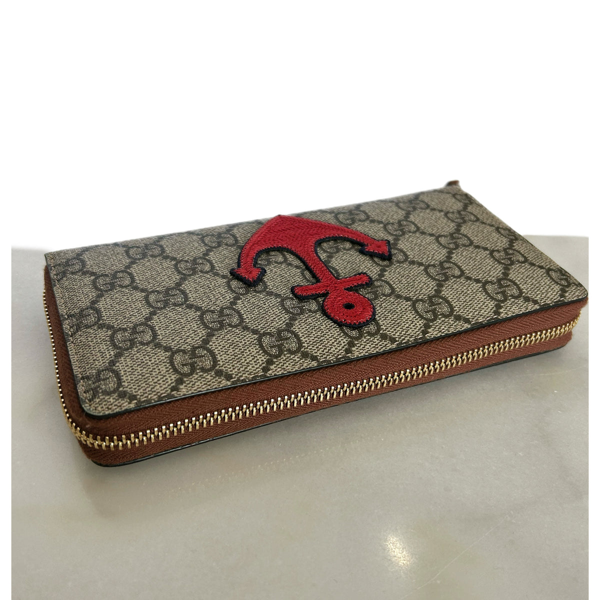GUCCI - GG Monogram Anchor Wallet