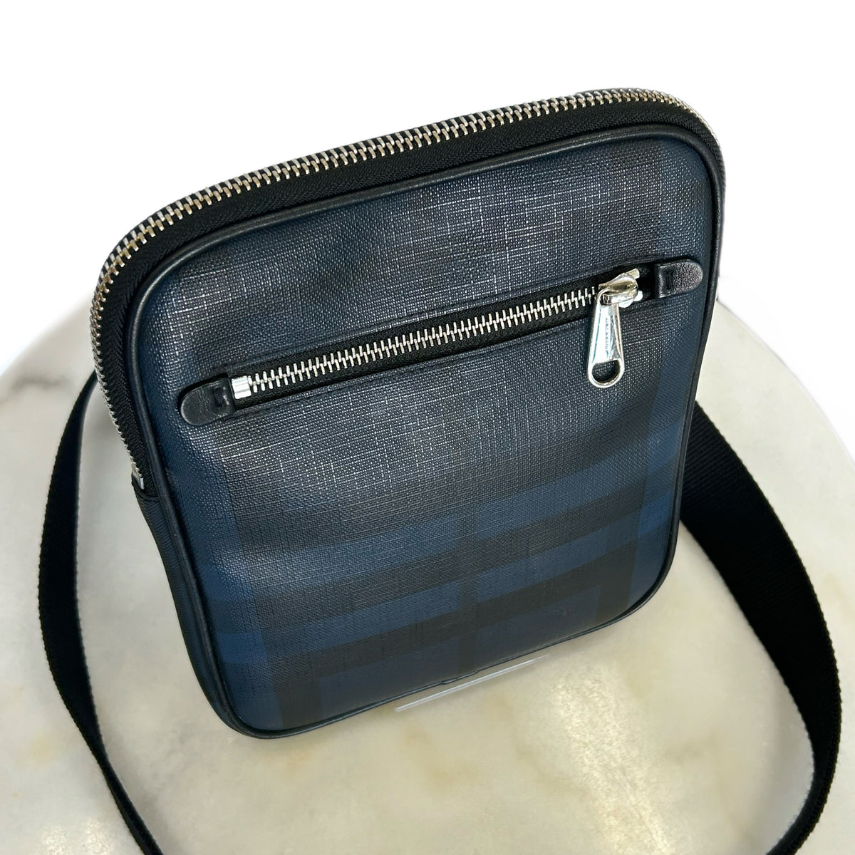 BURBERRY - Slim London Check Crossbody Bag