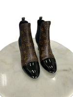 LOUIS VUITTON - Monogram Revival Ankle Boots Sz 36.5
