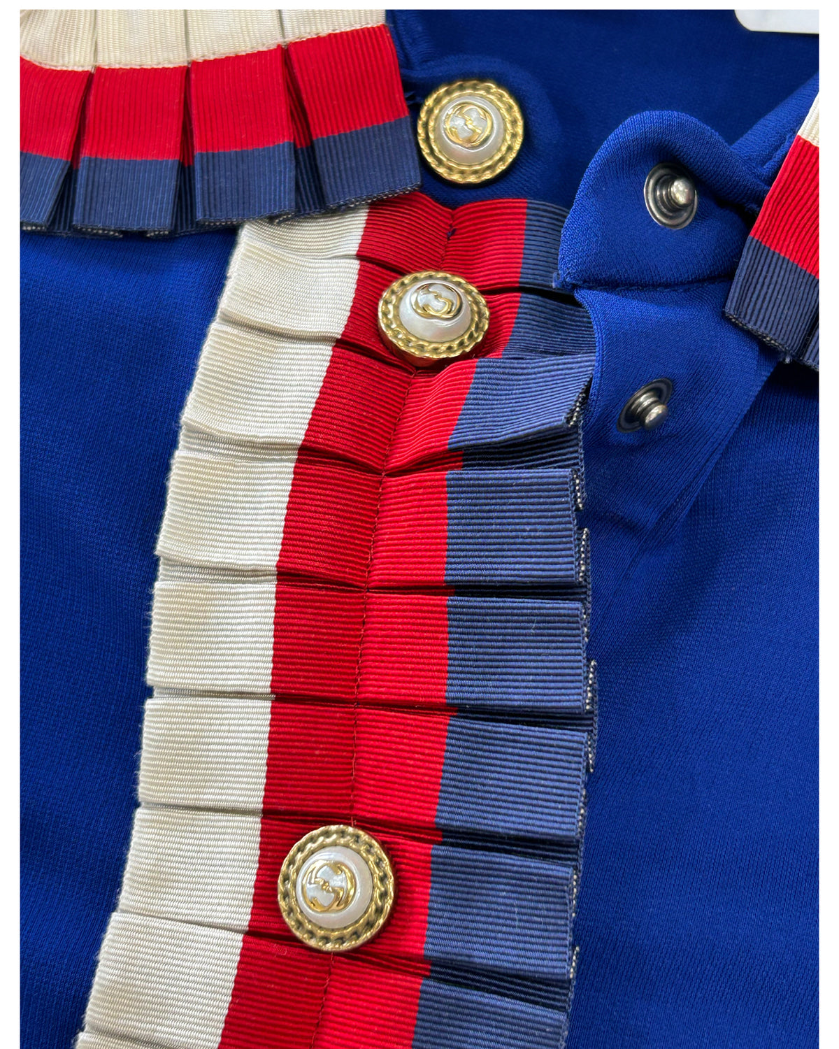 GUCCI - Tie-Neck Mini Shift Dress Sz S