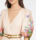 ZIMMERMANN - Tropicana Tie Sleeve Dress Sz 2