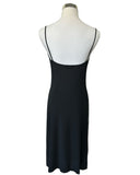 FENDI - Black Cowl Neck Slip Dress Sz S